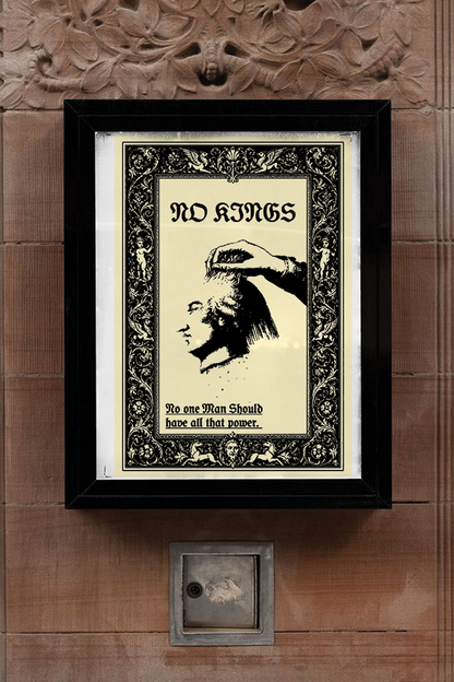NO KINGS POSTER