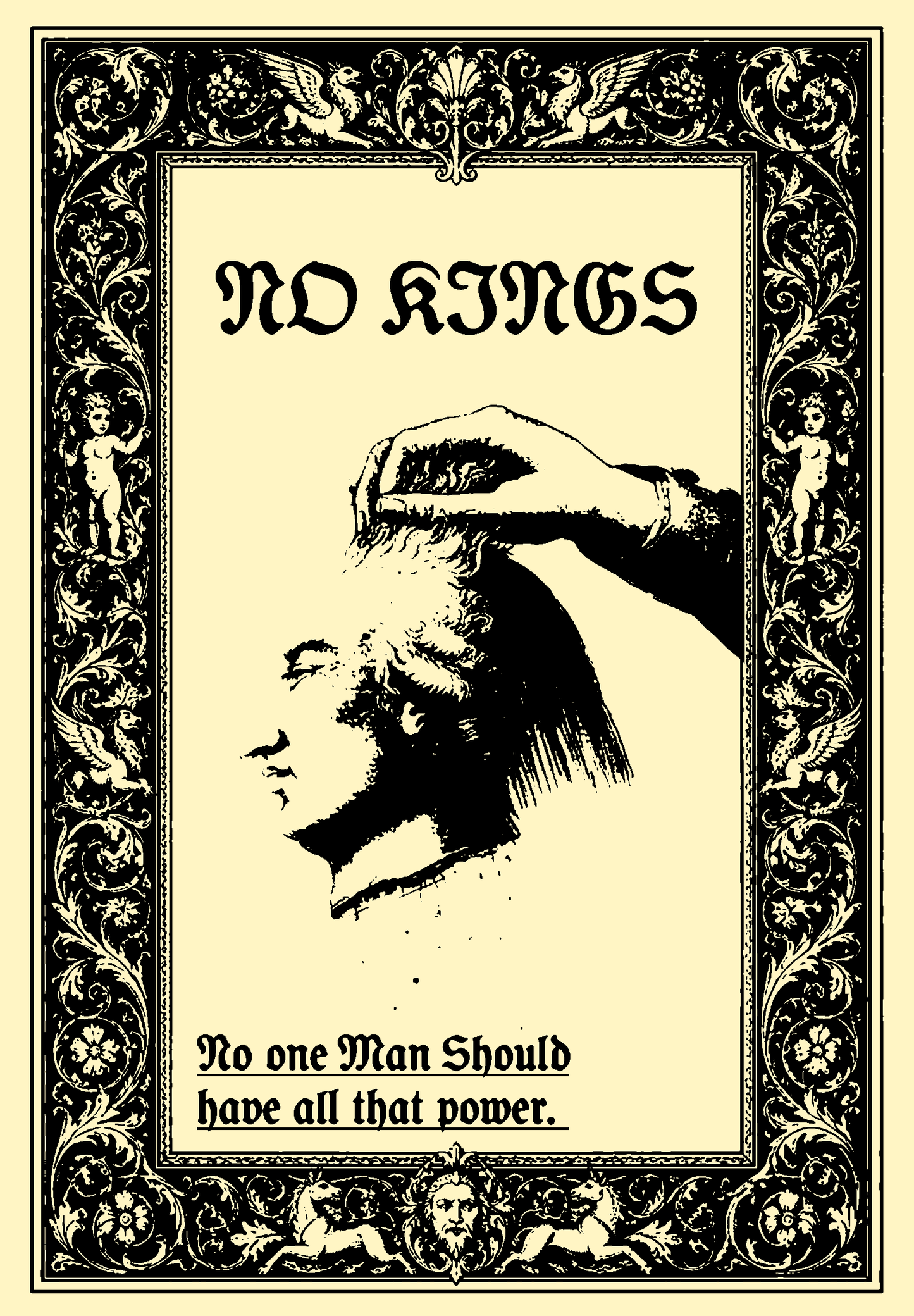NO KINGS POSTER