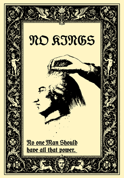 NO KINGS POSTER