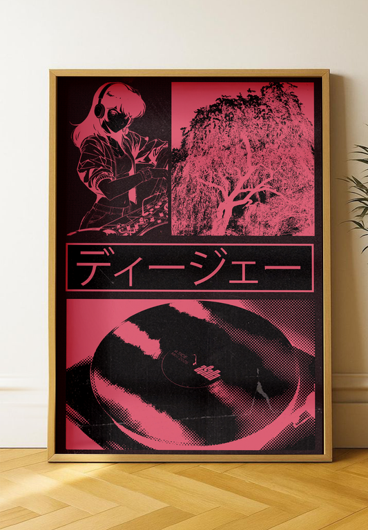 Japanese Funk Inspired Poster