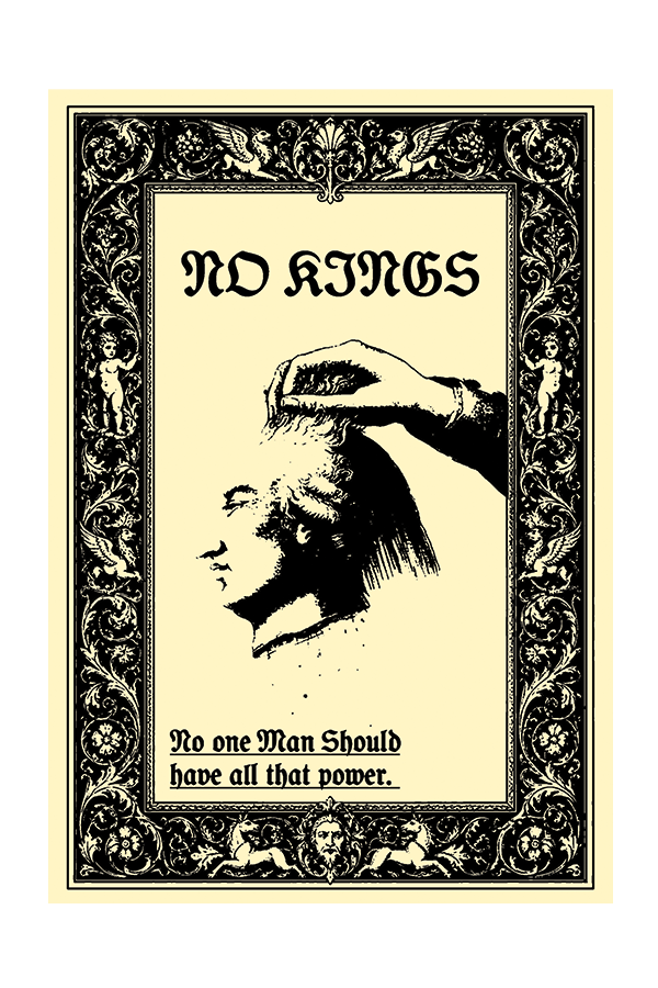 NO KINGS POSTER