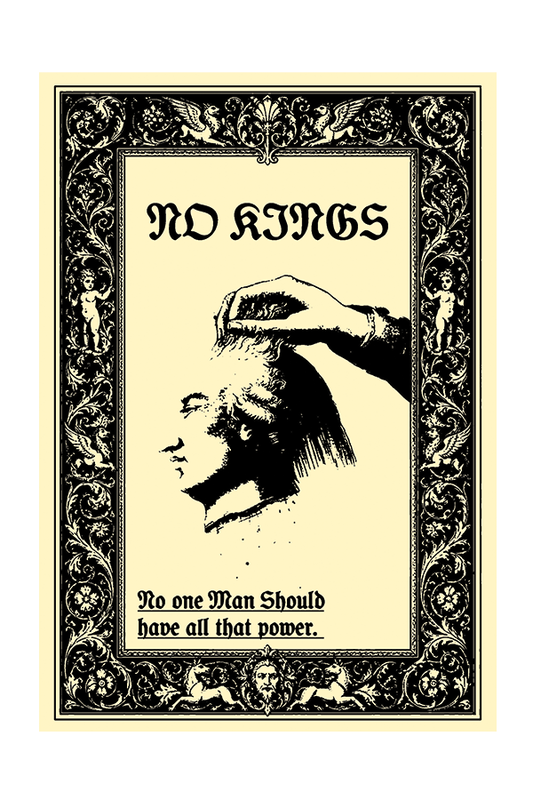 NO KINGS POSTER